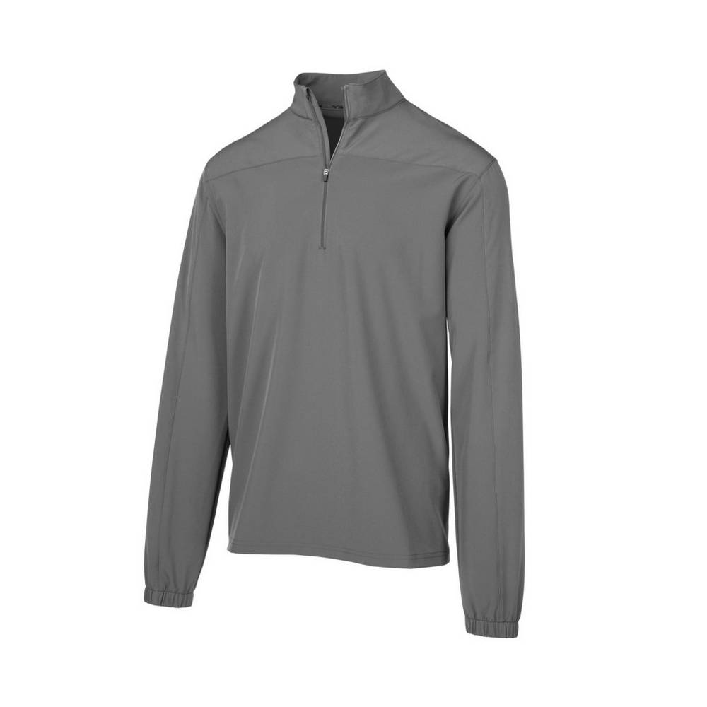 Panske Bundy Mizuno Comp Long Sleeve Batting Siva Vypredaj HJUC48602